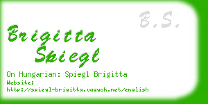 brigitta spiegl business card